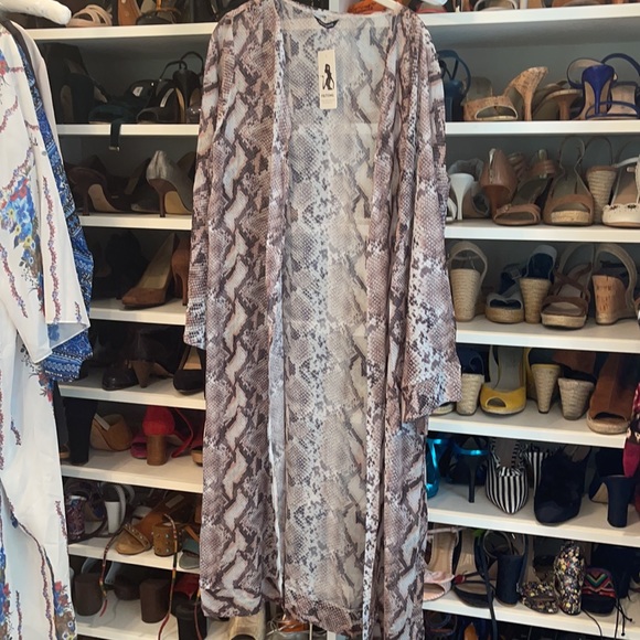 2 Animal Print Caftan Cover Ups - Picture 3 of 3